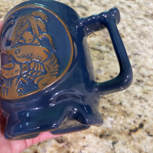 Frankoma USA Pottery C1 Lobster Mug Coffee Cup - Picture 7 of 8